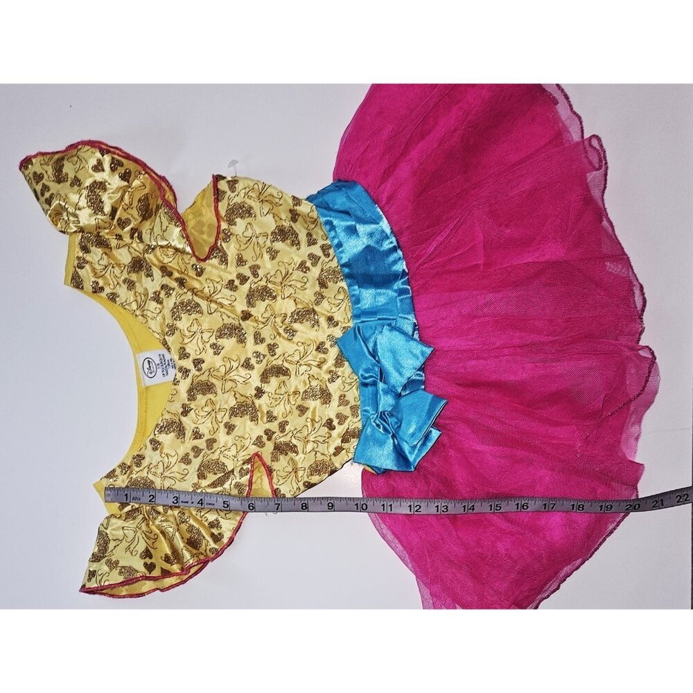 Disney Collection Fancy Nancy Halloween Costume Girls Medium 7-8 Glitter RARE - Picture 8 of 8